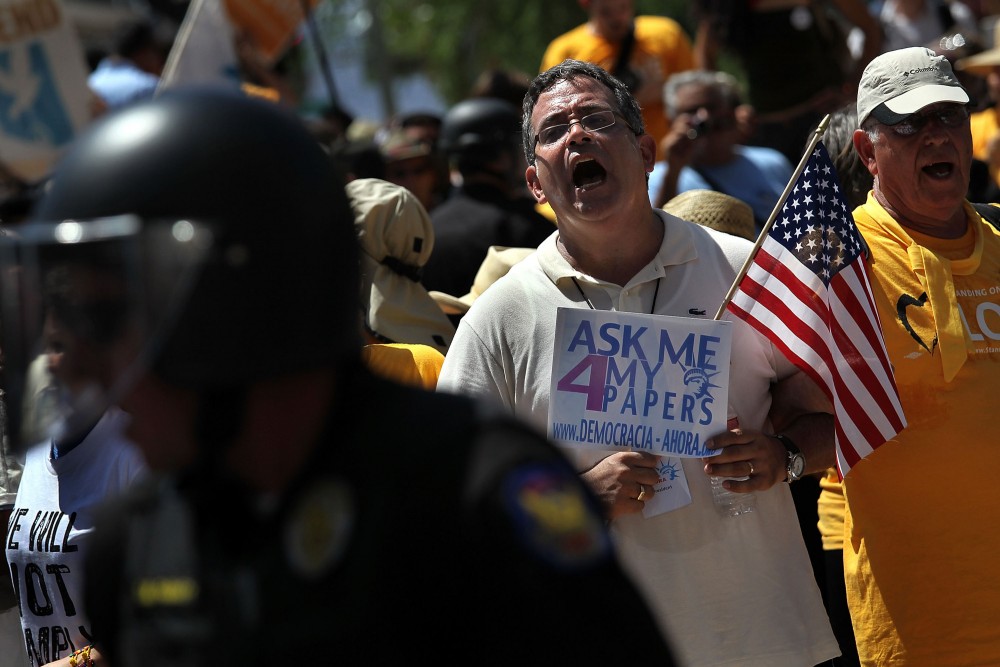 Despite Injunction Blocking AZ Immigration Law, Protests Continue