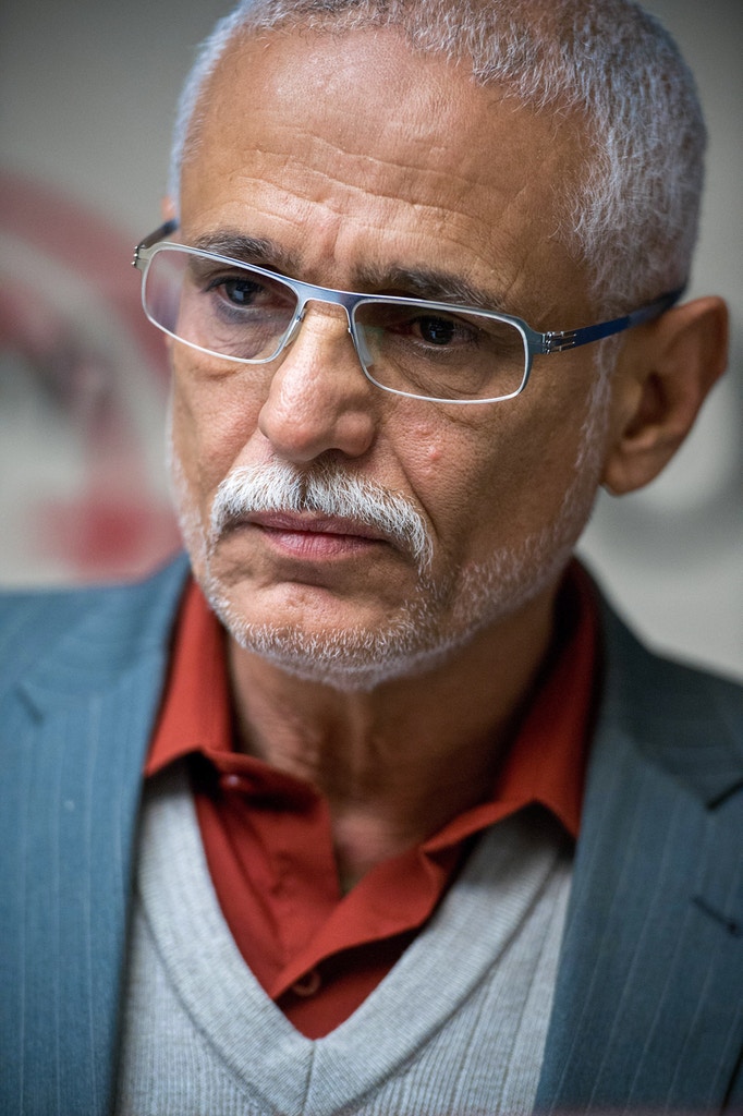 Yemeni engineer Faisal bin Ali Jaber,  whose brother-in-law Salim bin Ali Jaber, an anti-al Qaeda cleric, and 26-year-old nephew Walid Abdullah bin Ali Jaber were killed in a drone strike in Yemen's southeastern Hadramawt province on August 29, 2012 speaks at a press conference at the National Press Club in Washington,DC on November 15, 2013.      AFP PHOTO/Nicholas KAMM        (Photo credit should read NICHOLAS KAMM/AFP via Getty Images)