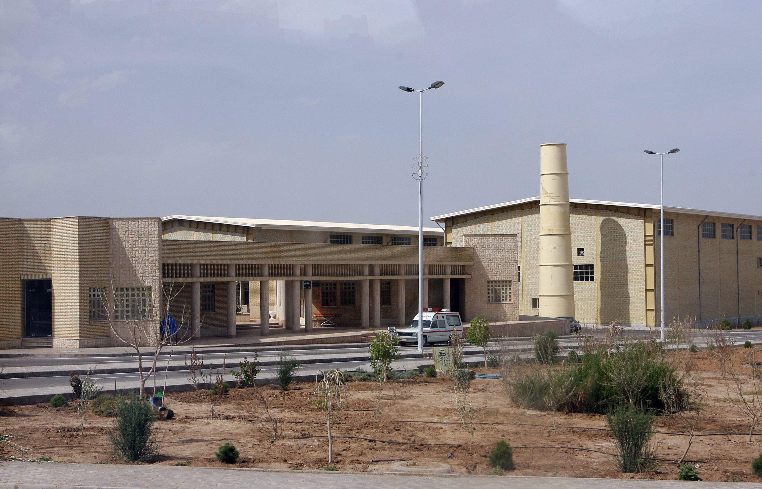 A general view of the Natanz nuclear enrichment facility, is seen on April 9, 2007, 180 miles south of Tehran, Iran.